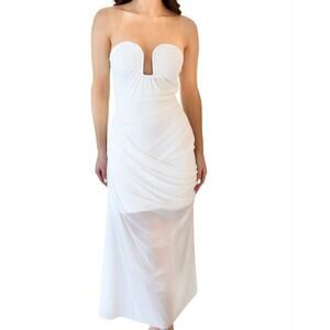 NEW NWT Elliatt Phoebe Midi Dress White Size XS